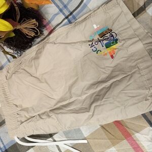 Dockers Cream  Shorts with Rainbow Tag
